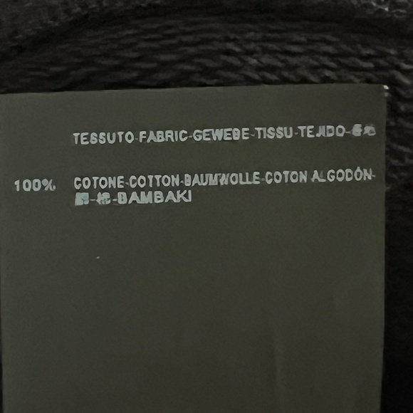 $1495 Saint Laurent Cotton Jersey Top with Necklace embellishment Black - Picture 6 of 10